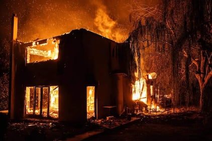 Incendio in Grecia 1