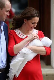 Kate Middleton e il Principe William col Royal Baby 6
