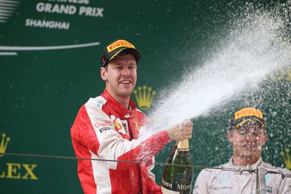 Gp Cina, doppietta Mercedes. Ferrari terza e quarta 14