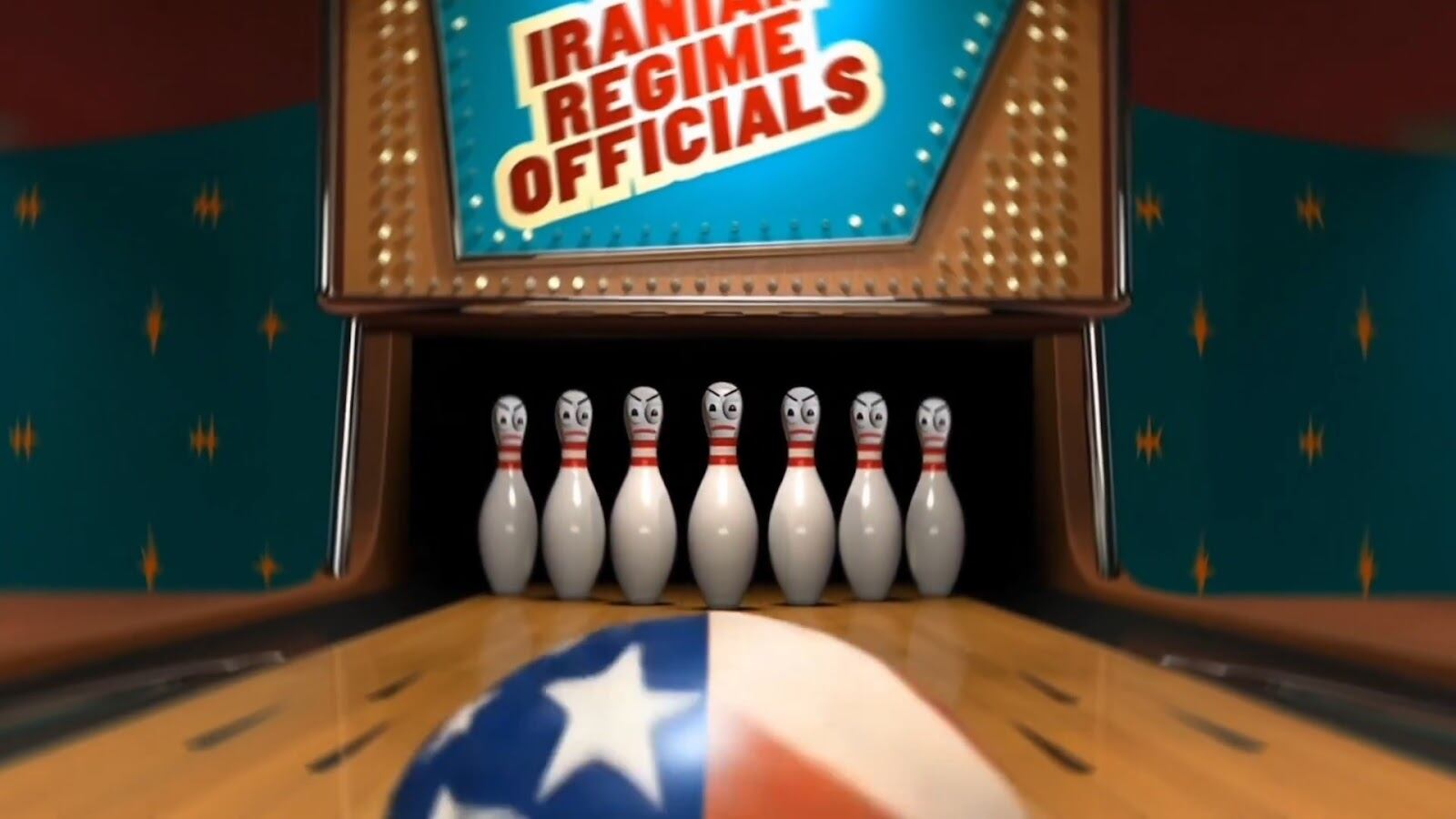 Militari dell'Iran come birilli del bowling: il video della Casa Bianca che fa discutere