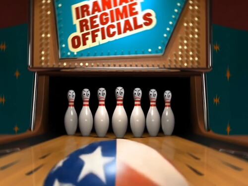 Militari dell'Iran come birilli del bowling: il video della Casa Bianca che fa discutere
