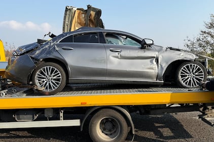 Le immagini dell'incidente di Bergamo: 2 morti e un ferito gravissimo 1