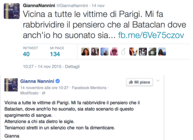 Attentati di Parigi: la reazione dei VIP su Twitter 49