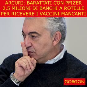 Ecco la satira del giorno. L'idea di Arcuri per i vaccini 1