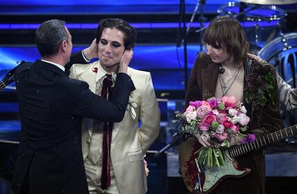 I Maneskin dominano la prima del Festival tra rock e lacrime 10