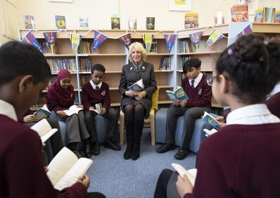 la Duchessa di Cornovaglia  celebra il World Book Day  2