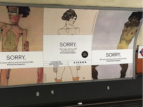 Londra, censurati i nudi di Schiele: "Sono troppo audaci per la metropolitana"