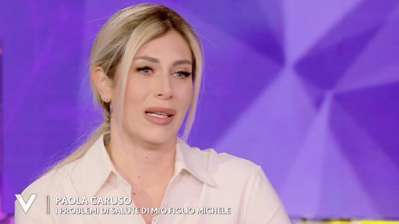 "L'unica possibilità è l'intervento". La rivelazione di Paola Caruso sul figlio