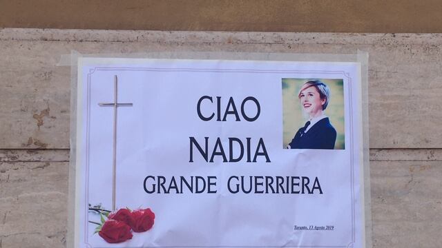 Taranto, l'ultimo saluto a Nadia Toffa