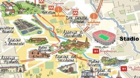 Lo stadio dell'Inter vicino all'abbazia? Parte il «catenaccio»