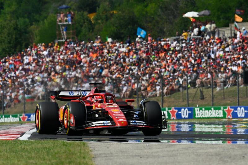 F1 Ungheria gara Leclerc