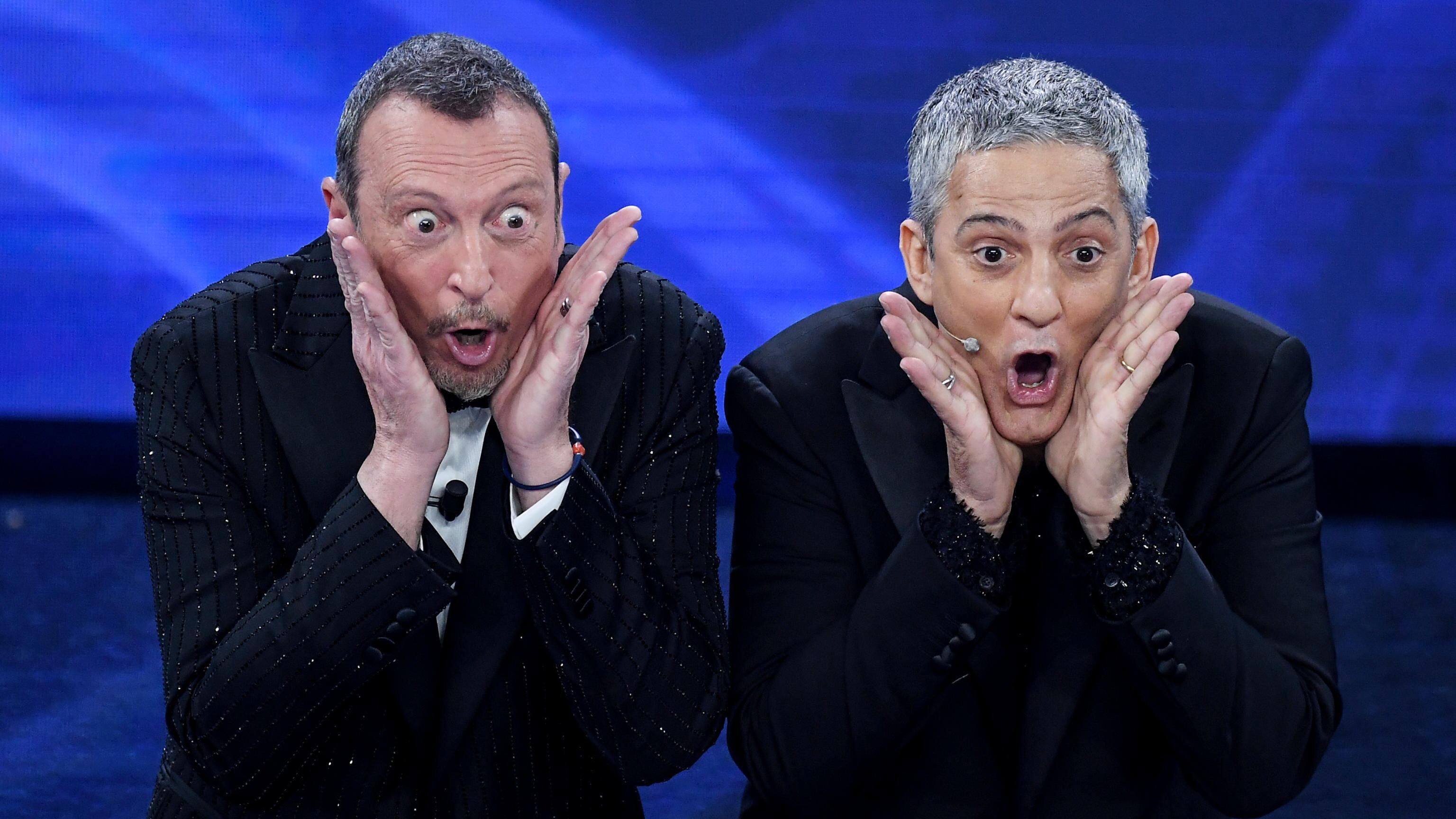 Sanremo, grande successo tra i giovani con Fiorello e i Maneskin