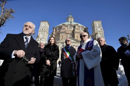 L'arrivo di Vittorio Emanuele III al Santuario di Vicoforte (Cuneo) 14