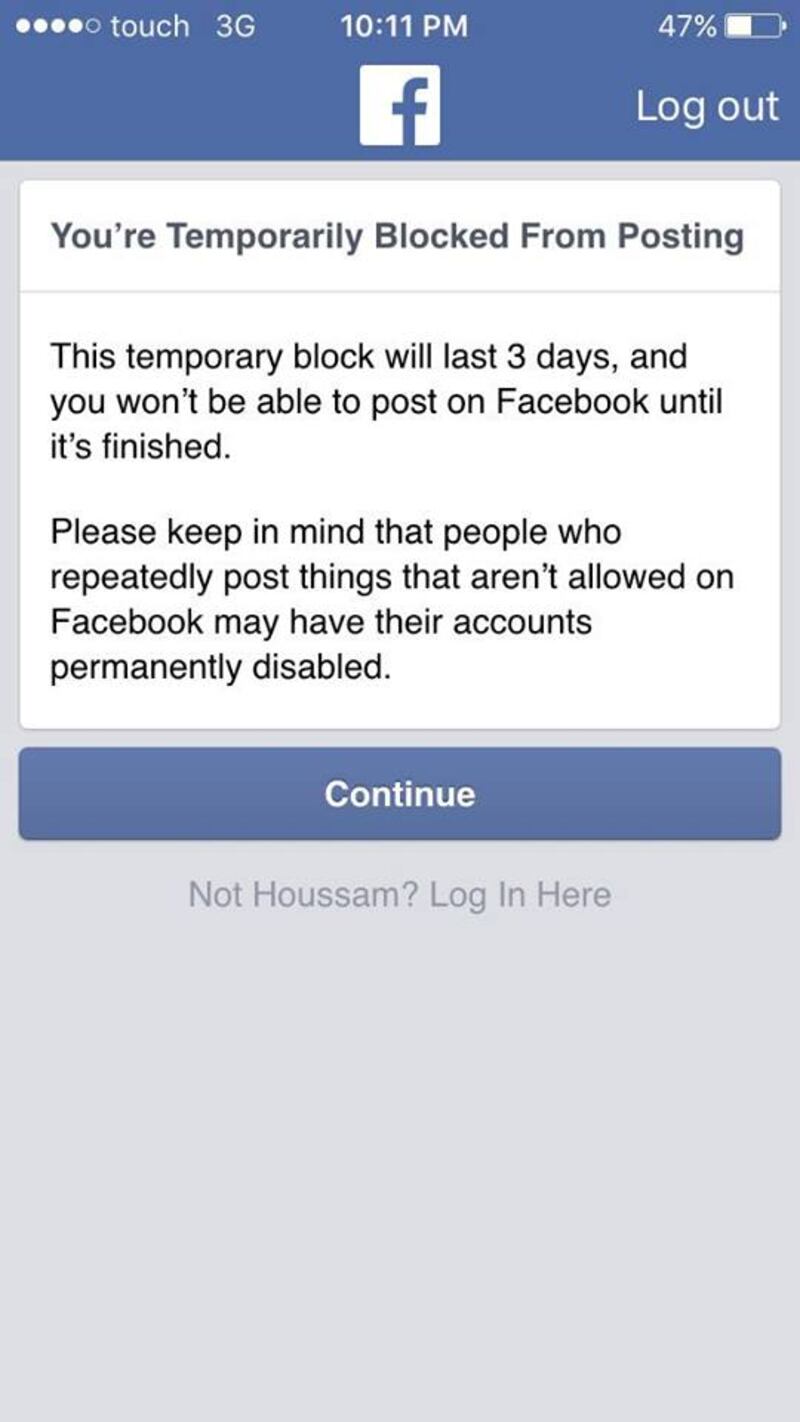 Facebook blocca Hezbollah 2