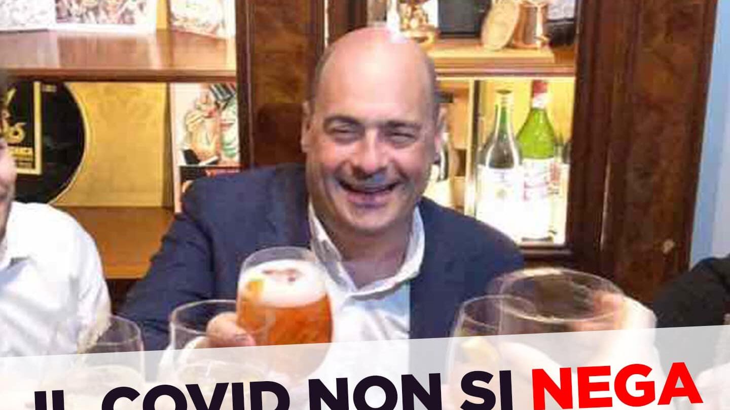 La Meloni ora demolisce Zingaretti con una foto