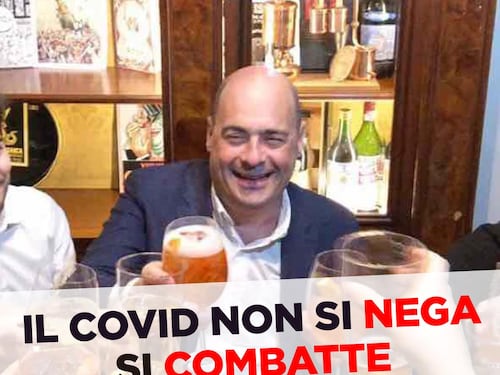 La Meloni ora demolisce Zingaretti con una foto