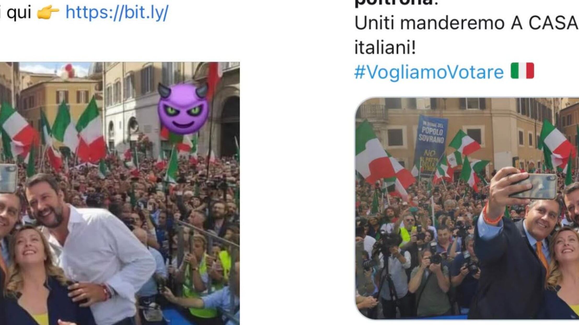 Scanzi "scivola" su una bufala per infangare la Meloni e Salvini