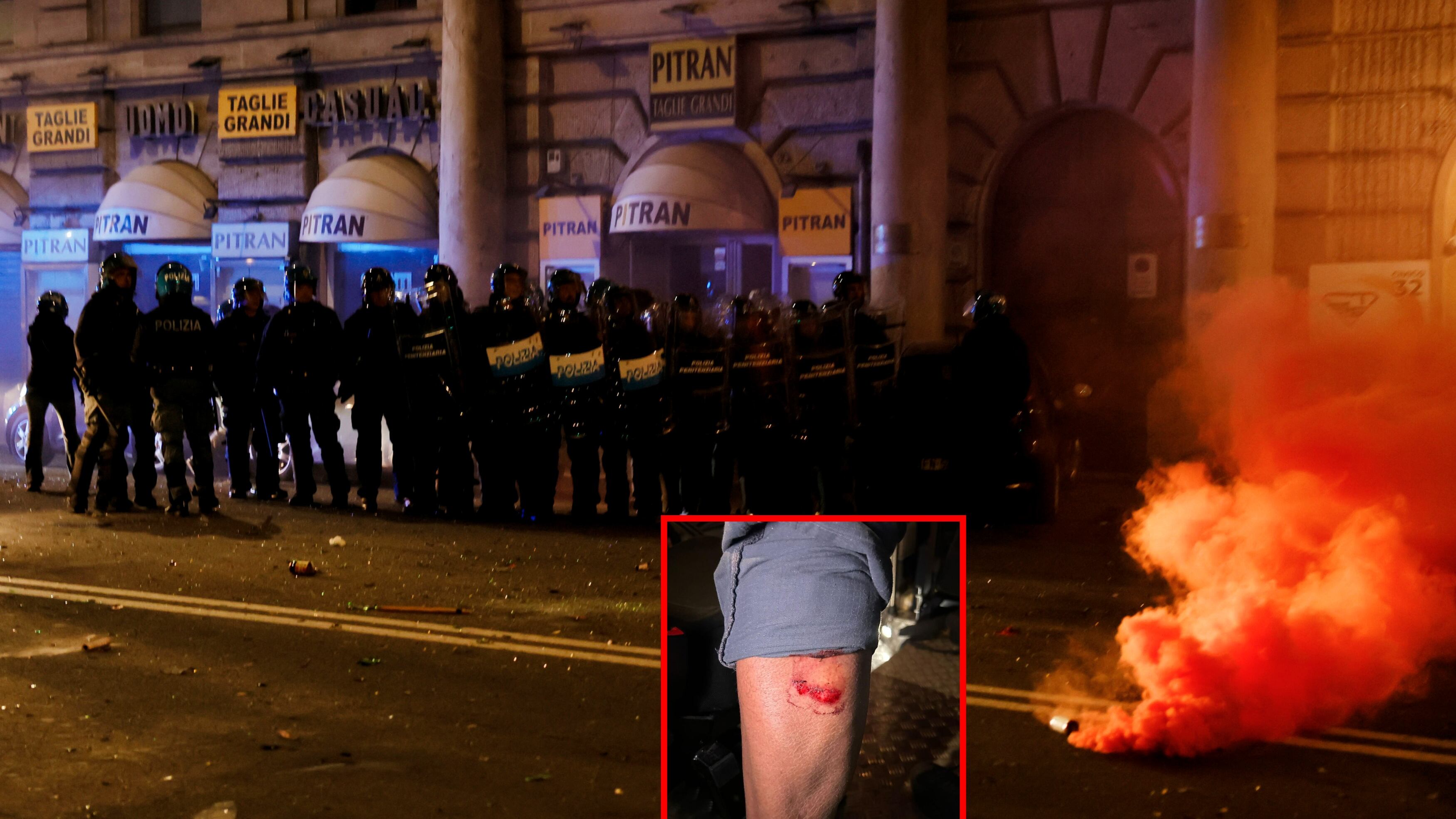 "Gli organizzatori rispondano anche dei feriti". La rabbia degli agenti dopo la guerriglia di Roma