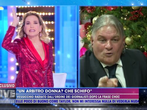 La d'Urso zittisce Vessicchio in diretta: "Salutame a soreta, chiudete tutto"