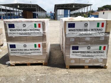 Il materiale inviato dal Viminale al Cardarelli