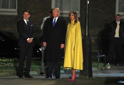 Il presidente Trump e la First Lady al Summit in UK  3