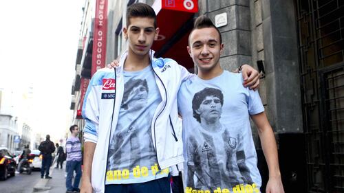 Diego Maradona a Milano 1