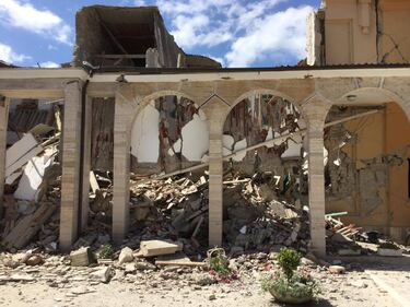 Amatrice, distrutto un edificio religioso 1