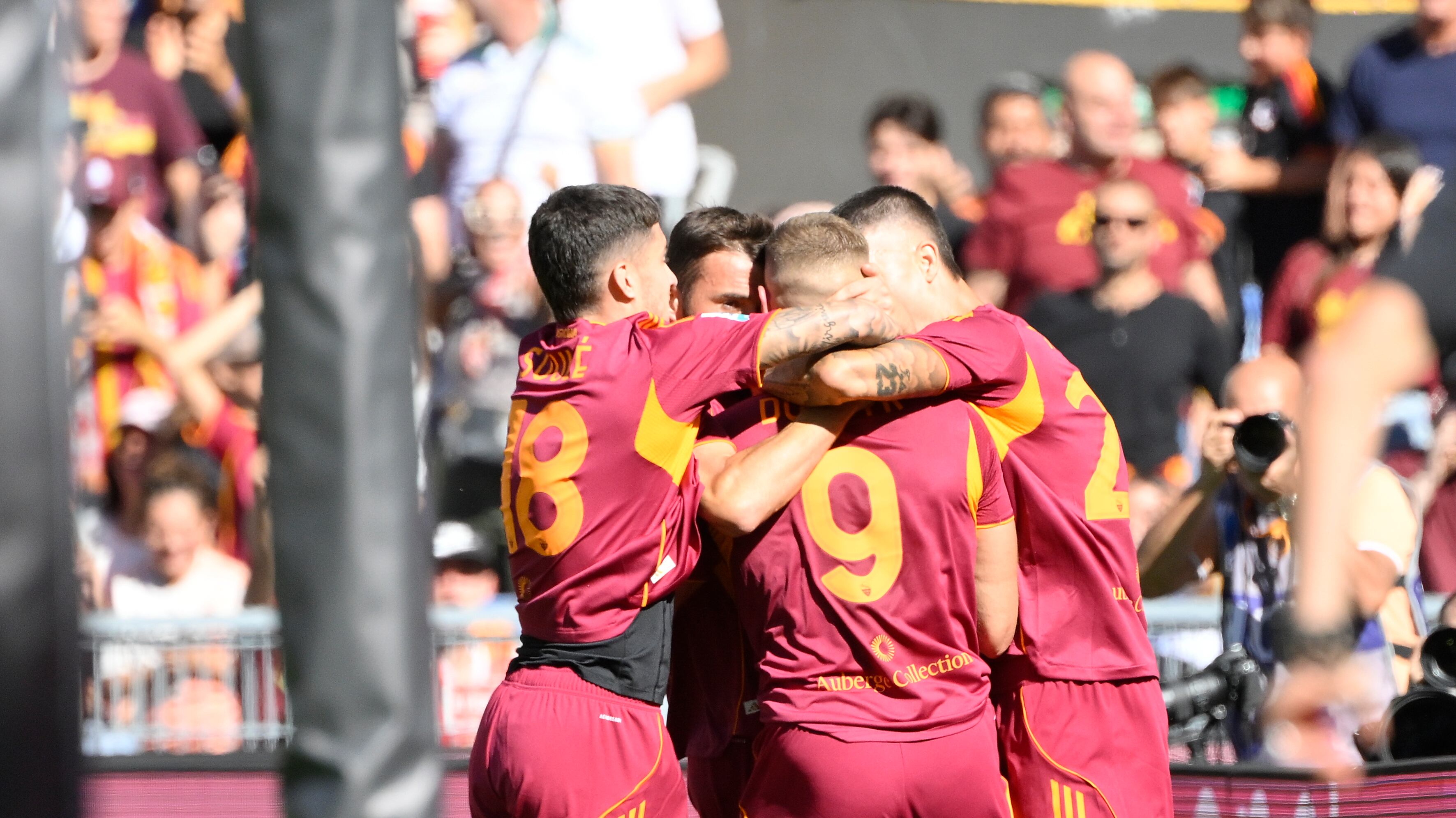 La Roma liquida il Verona e prenota un posto tra le big della Serie A