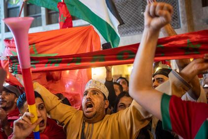 Esplode la gioia dei tifosi del Marocco 5