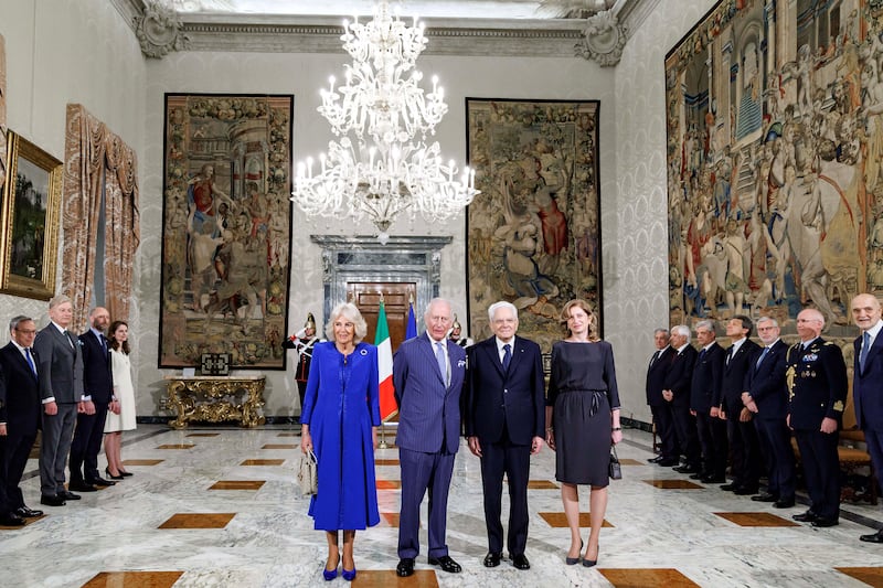 Carlo III e Camilla, primo giorno in Italia 1