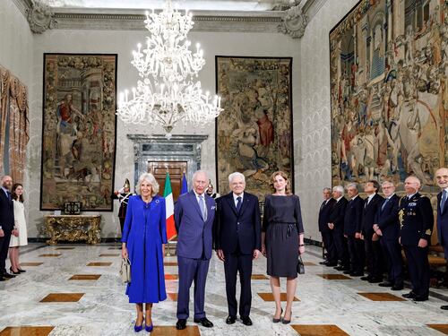 Carlo III e Camilla, primo giorno in Italia