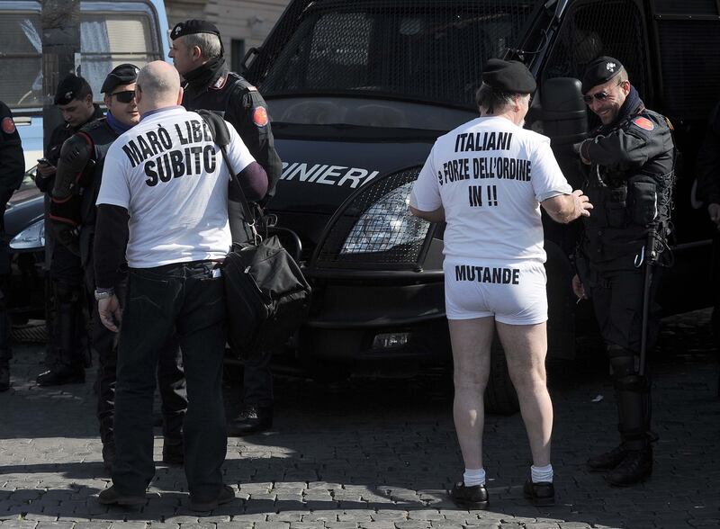 La "discesa" del Carroccio su Roma: la piazza leghista 6