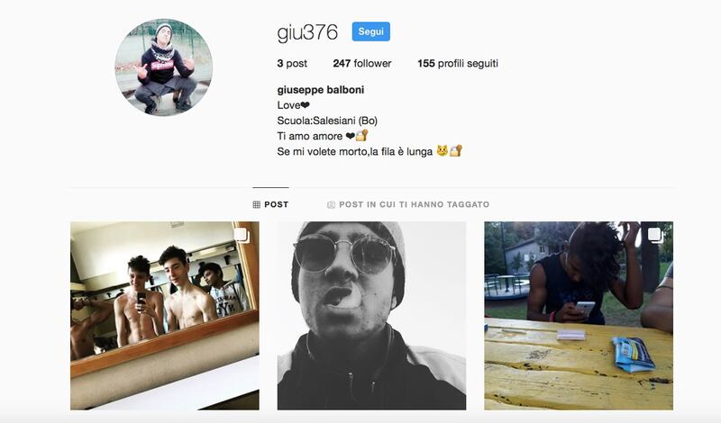 giuseppe barboni instagram, instagram