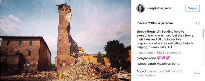 Terremoto, come hanno reagito le star internazionali 11