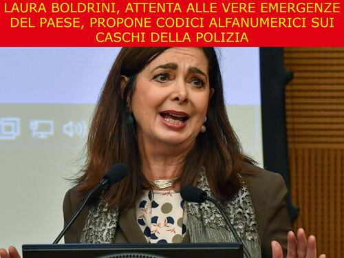 La satira del giorno. Le emergenze del Paese per la Boldrini