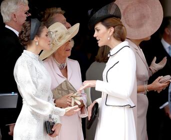 Kate Middleton alla parata per l'Ordine della Giarrettiera: foto 1