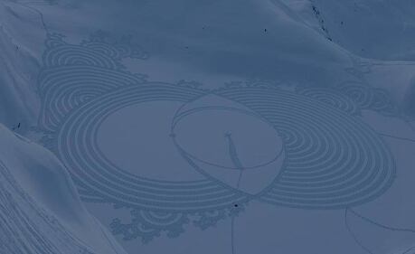 Simon Beck, l'artista della neve 4