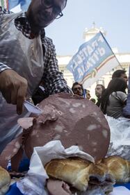 Protesta davanti a Montecitorio 3