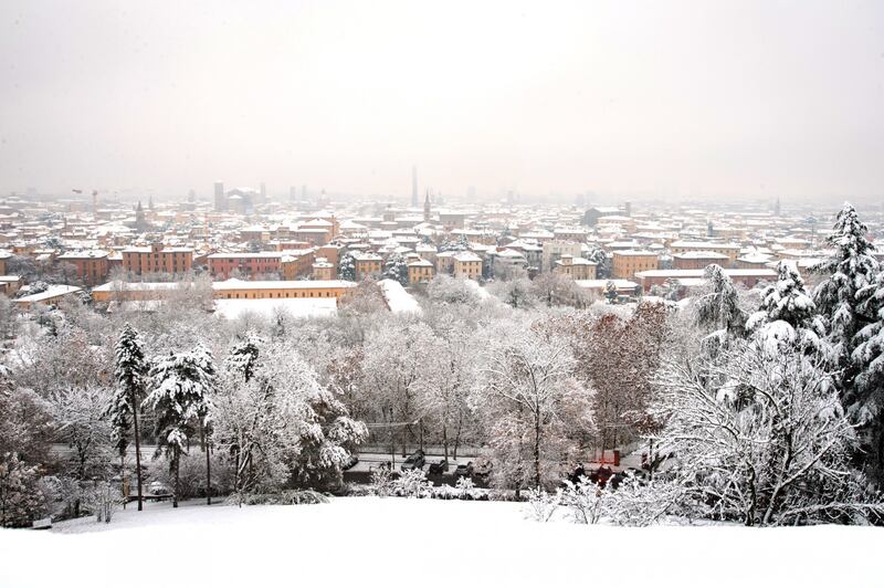 Bologna sotto la neve, le immagini 1