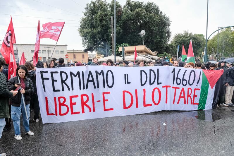 Manifestazione per la palestina di Roma 13