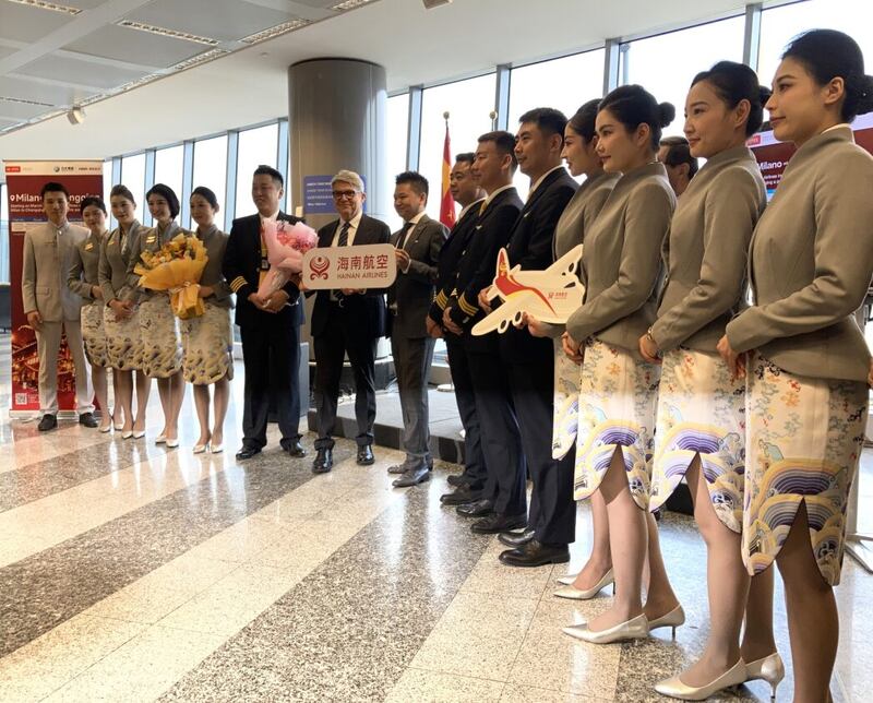 Inaugurazione volo Malpensa-Chongqing: da Milano alla Cina