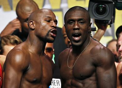Il match tra Floyd Mayweather e Andre Berto 6