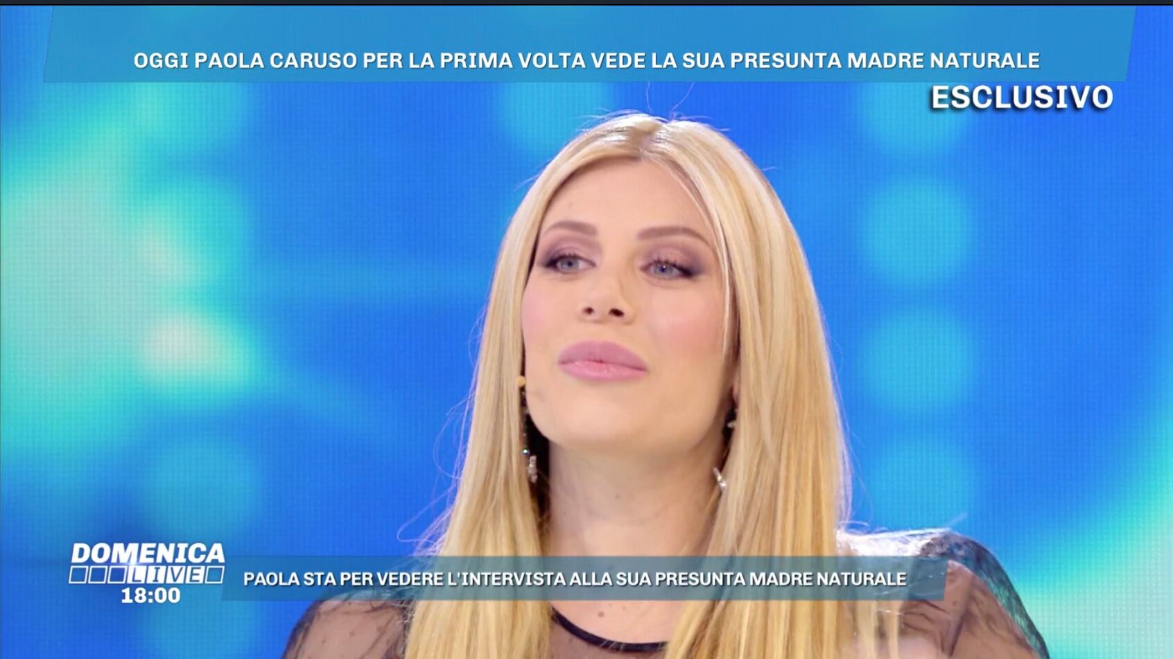 Paola Caruso vuole fare il test del Dna per conoscere la sua vera madre