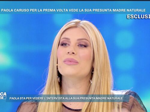 Paola Caruso vuole fare il test del Dna per conoscere la sua vera madre