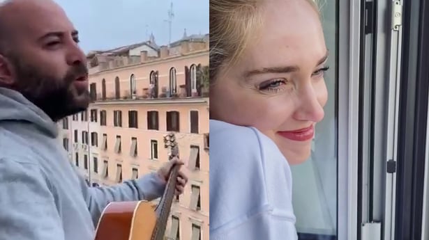 Dai Ferragnez a Sangiorgi, tutta Italia canta l'Inno da casa. Uniti contro il virus
