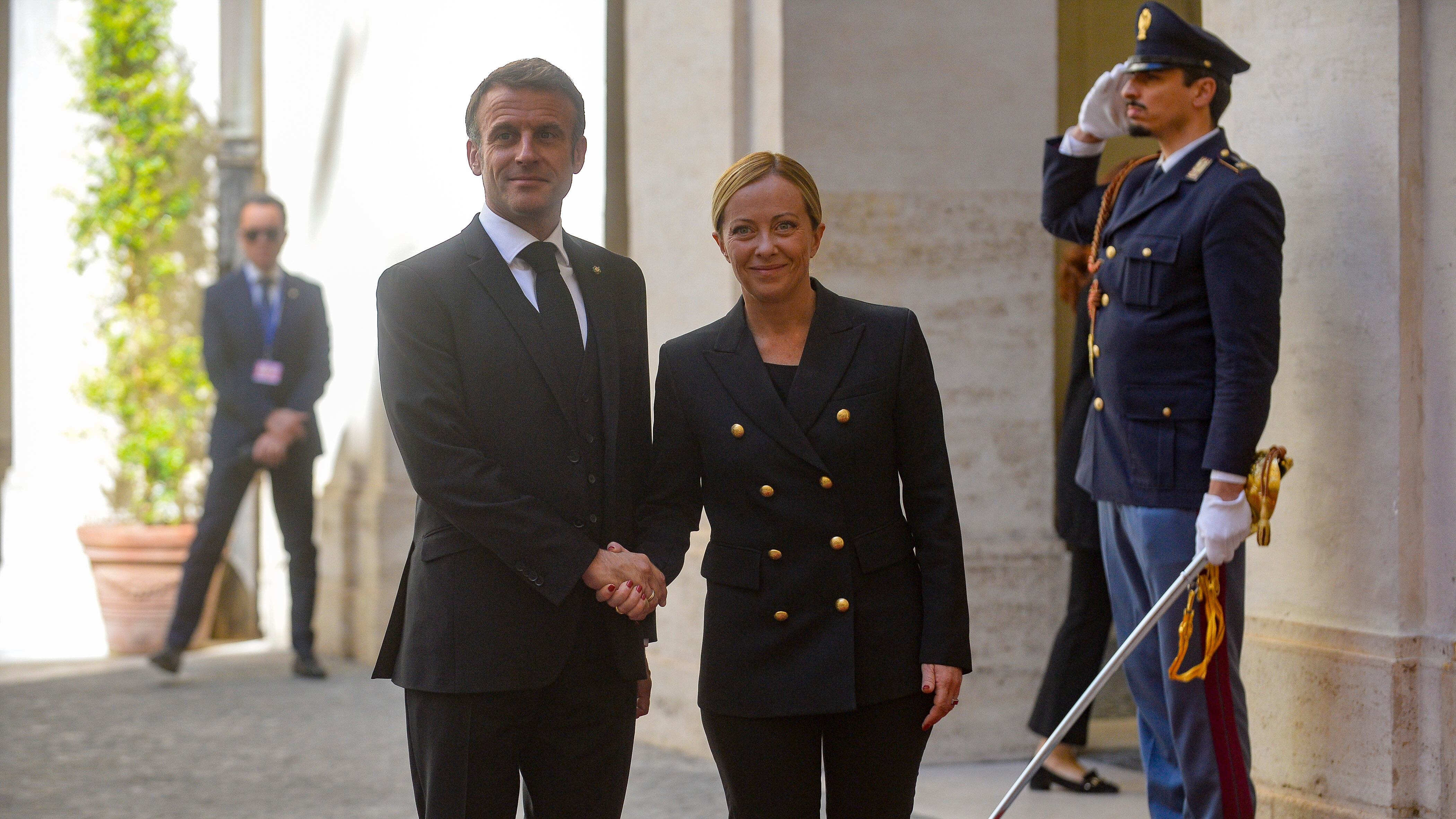 Macron-Meloni, convergenza sui migranti e unità sulla difesa europea