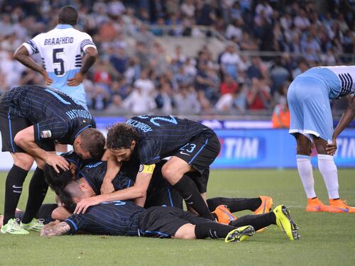 L'Inter piega la Lazio in nove e vede l'Europa League