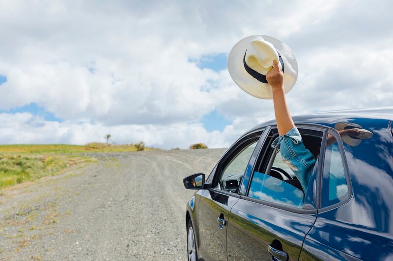 auto in viaggio