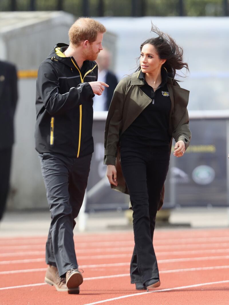Meghan Markle con il Principe Harry agli Invictus Games 19