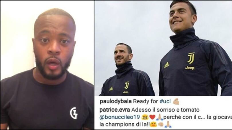Evra scherza con Bonucci: ''Ora sorridi al Milan col c...giocavi la Champions''